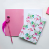 Pink Flamingo Notepad | Available at Dessi-Designs.com