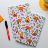 Orange Fox Notebooks | Available at Dessi-Designs.com