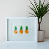 Picture of Pineapples Watercolour Wall Print