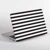 Black and White Stripes MacBook Case Side  | Available at Dessi-Designs.com