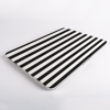 Black and White stripes MacBook Case Closed  | Available at Dessi-Designs.com
