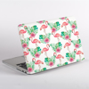 Pink Flamingo Pattern MacBook Case Side  | Available at Dessi-Designs.com