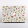 Mushrooms Pattern MacBook Case front  | Available at Dessi-Designs.com