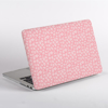 Pink Rosy Rose Pattern MacBook Case Side  | Available at Dessi-Designs.com