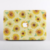 Yellows Sunflowers MacBook Case Front | Available at Dessi-Designs.com