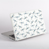 Dragonflies pattern White MacBook shell Side  | Available at Dessi-Designs.com