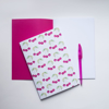 Pink Cherry jot pad | Available at Dessi-Designs.com