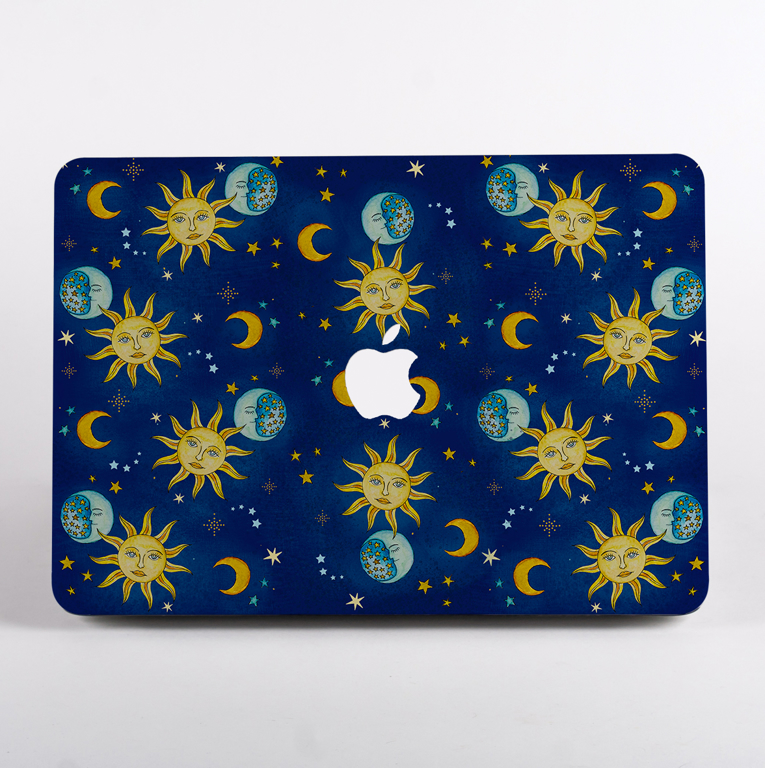 Vintage Celestial MacBook Case front | Available at www.dessi-designs.com