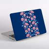Blossoms in Pink and Blue MacBook Case Side | Available at Dessi-Designs.com