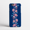 Blossoms in Pink and Blue Phone Case Front | Available at www.dessi-designs.com