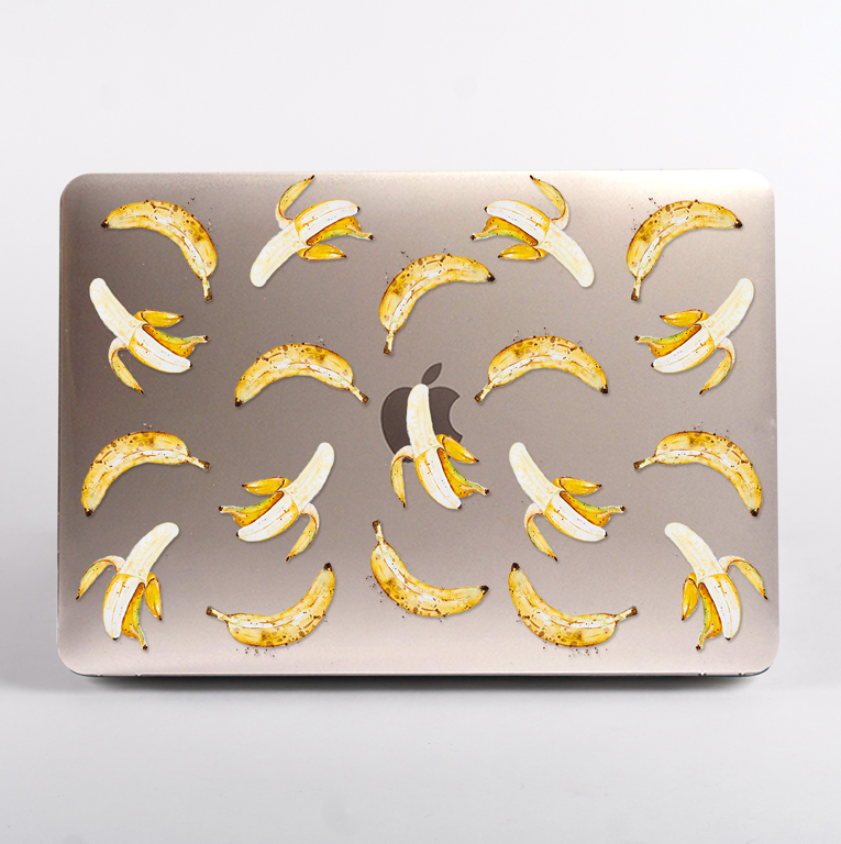 Banana Crystal Clear MacBook Air Case | Available at Dessi-Designs.com