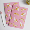 Set of two A5 Bananas Journals | Available at www.dessi-designs.com