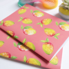Set of two Tropical Mangos A5 journal | available at www.dessi-designs.com
