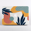 Blue and Pink Abstract MacBook Case With Logo | Available at Dessi-Designs.com