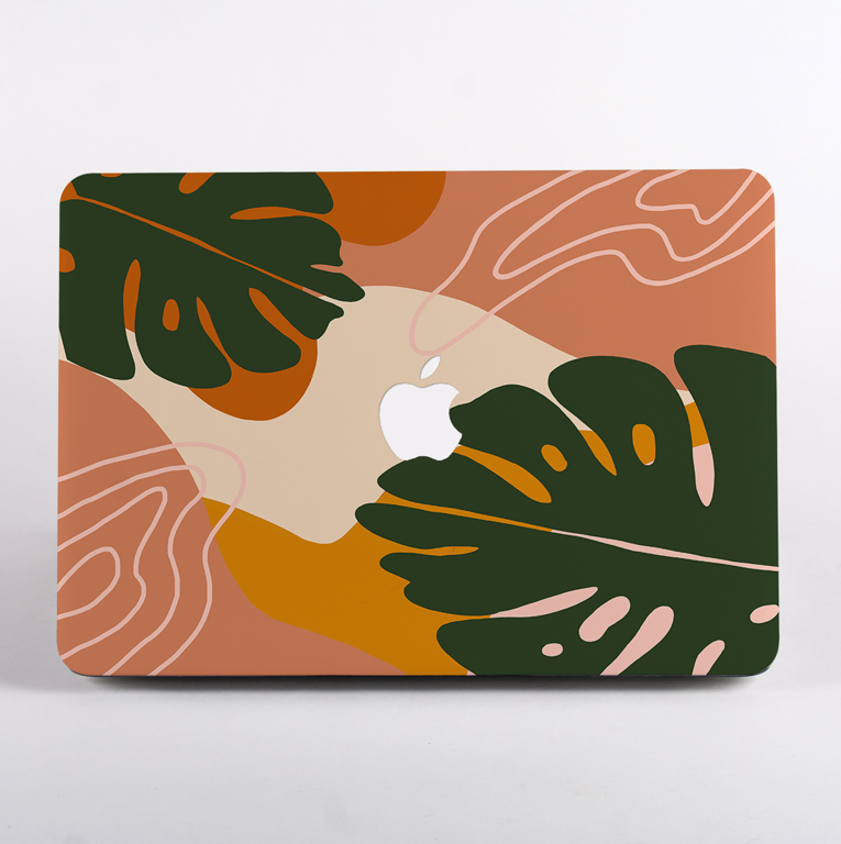 Abstract Art MacBook Case With Logo | Available at Dessi-Designs.com