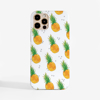 Pineapple Pattern Slimline 1Phone 12 Case Front | Available at Dessi-Designs.com