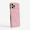 Pink Rosy Rose Slimline Phone Case Side | Available at www.Dessi-Designs.com