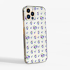 Clear Purple Mayflower Slimline Phone Case Side | Available at Dessi-Designs.com