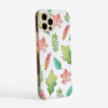 White Fall Leaves Slimline Phone Case Side | Available at Dessi-Designs.com