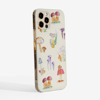 Mushrooms Slimline Phone Case Side | Available at Dessi-Designs.com