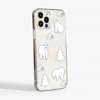 Clear Polar Bears Slimline Phone Case Side| Available at Dessi-Designs.com