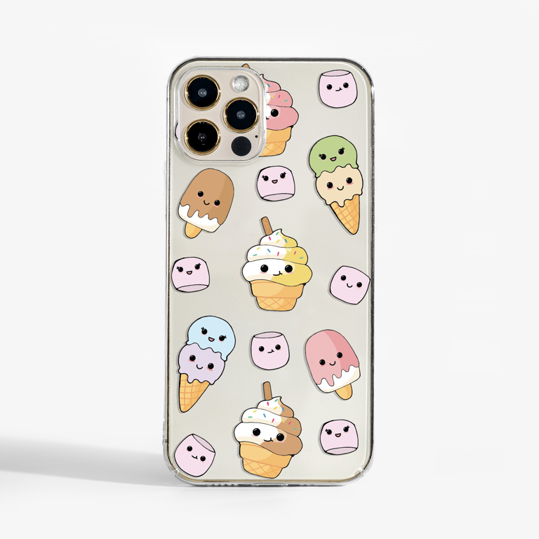 Cute Ice Cream Slimline Phone Case | Available at www.dessi-designs.com