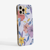 Purple Florals Slimline Phone Case Side | Available at www.dessi-designs.com