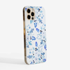 Blue Florals Phone Case Side | Available at www.dessi-designs.com