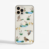 Clear Ducks Slimline Phone Case Front | Available at Dessi-Designs.com