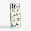 Clear Ducks Slimline Phone Case  Side | Available at Dessi-Designs.com