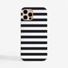 Black and White Stripes  Case Front | Available at Dessi-Designs.com