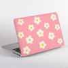 Pink Abstract Flowers MacBook Case Side View. Available at www.dessi-designs.com