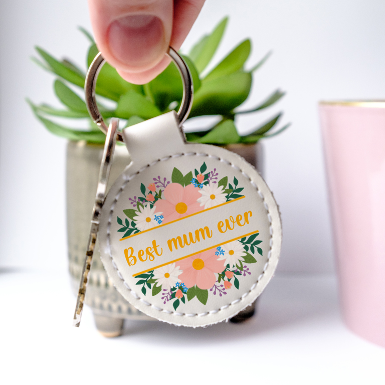 Best Mum Ever Keyring. Perfect as a Mother's Day gift 