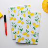 Yellow Lemon Jot book | Available at Dessi-Designs.com