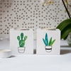 Picture of Cacti - Wooden Tealight  Holder