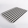 Minimalistic Black and White Stripes MacBook Case providing perfect fit for your laptop.
