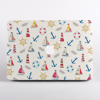 Summer MacBook Case with boats pattern