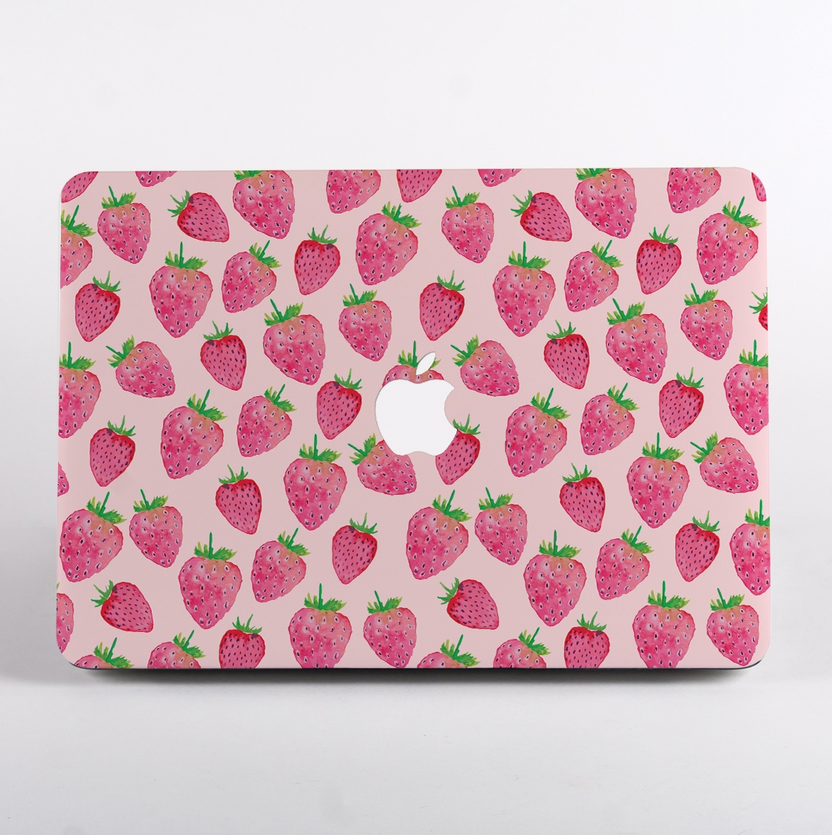 Mac Cases Summer Sour Sweet Strawberry Juice Plastic Hard Shell Compatible Mac Air 11 Pro 13 15 Case MacBook Air 13 Protection for MacBook 2016-2019 Version