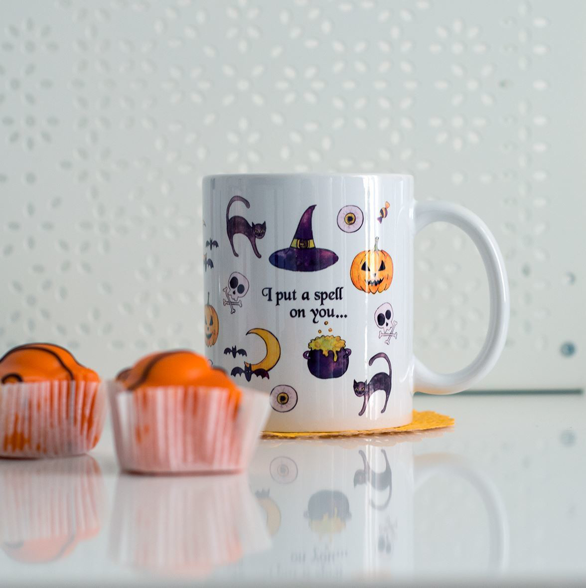 Halloween Coffee Mugs  Dessi Designs. Dessi Designs