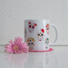 Sugar Skulls Microwavable Coffee Mug | Available at Dessi-Designs.com