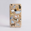 Cats White  Slimline Case Rose Gold iPhone Front | Available at Dessi-Designs.com