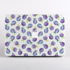 Purple Plum Pattern MacBook Case Front  | Available at Dessi-Designs.com