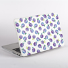 Purple Plum Pattern MacBook Case Side  | Available at Dessi-Designs.com