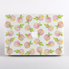 Peaches Pattern MacBook Case Front  | Available at Dessi-Designs.com