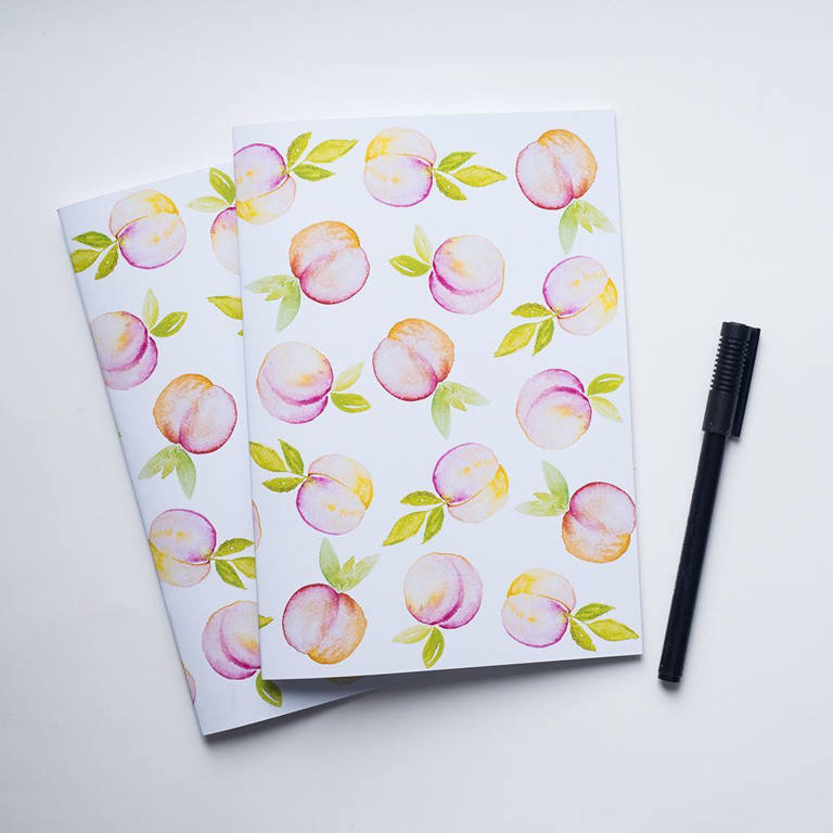 Peach Notebooks | Available at Dessi-Designs.com