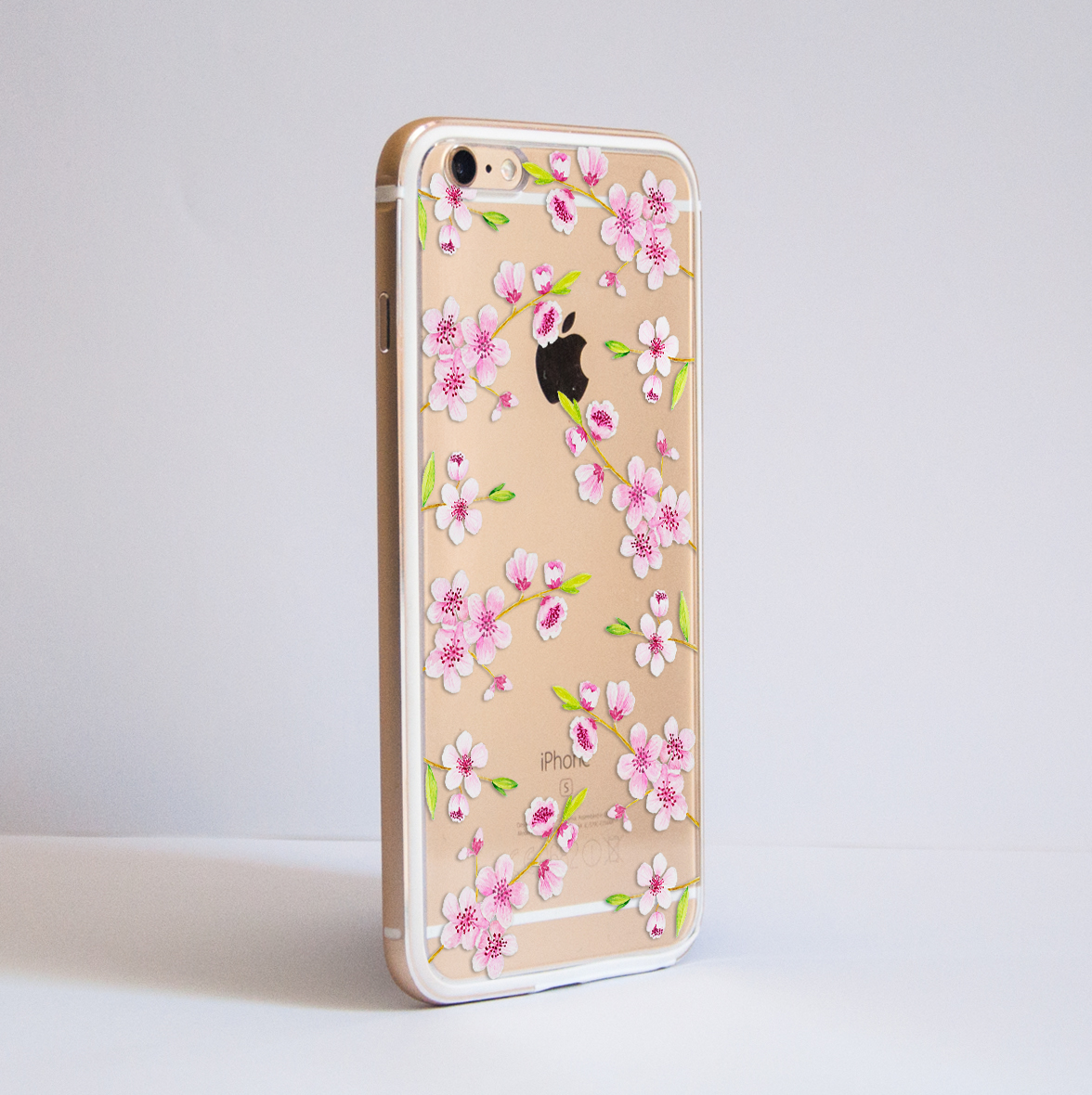 Clear Cherry Blossoms Bumper, Impact and Slimline Phone Cases | Dessi ...