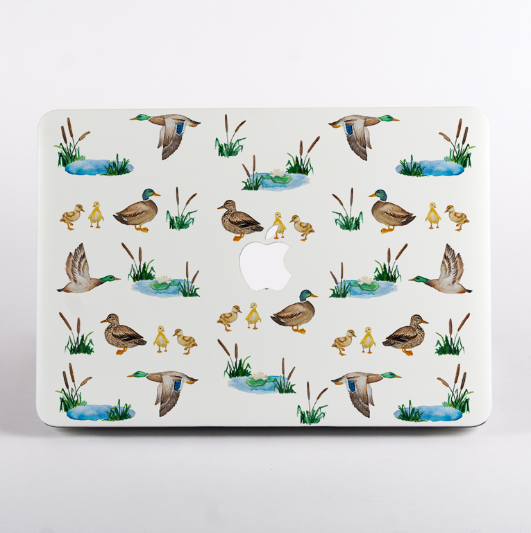 Ducks MacBook Case Front Cover. Available at www.Dessi-Designs.com