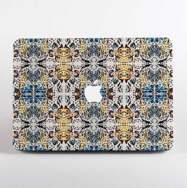 Kaleidoscope Animal Print MacBook Case front | available at www.Dessi-designs.com