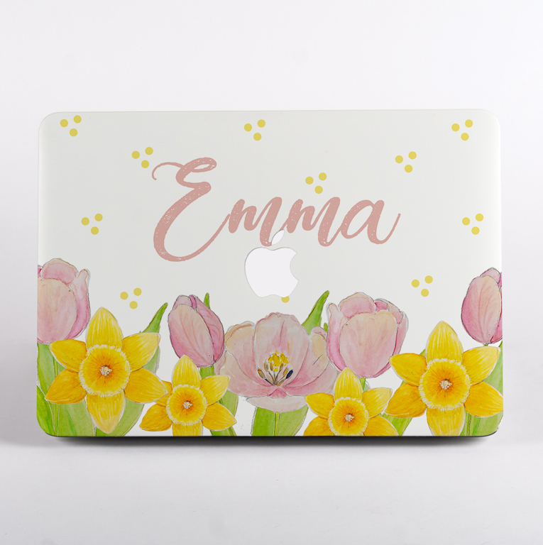 Spring Flowers  MacBook Case | Available at Dessi-Designs.com