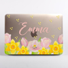 Spring Florals Clear MacBook Case Front | Available at Dessi-Designs.com